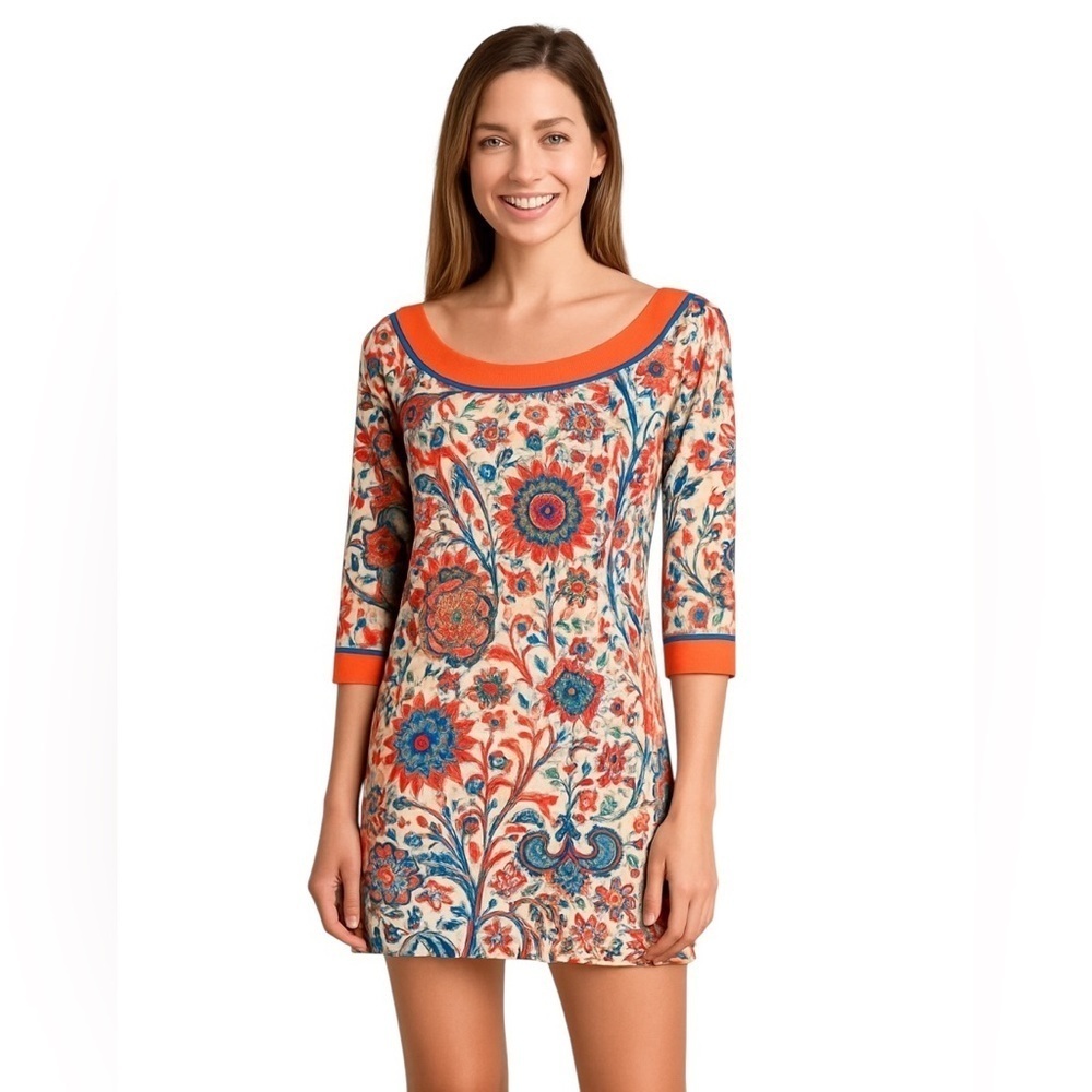 Gretchen Scott - Multi Color Designs Paisley Print Dress Sz S